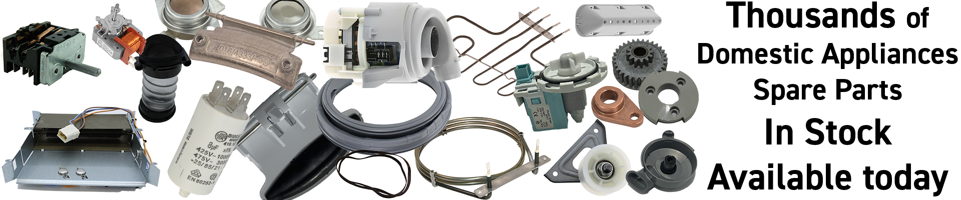 Domestic appliance parts - Banner Image