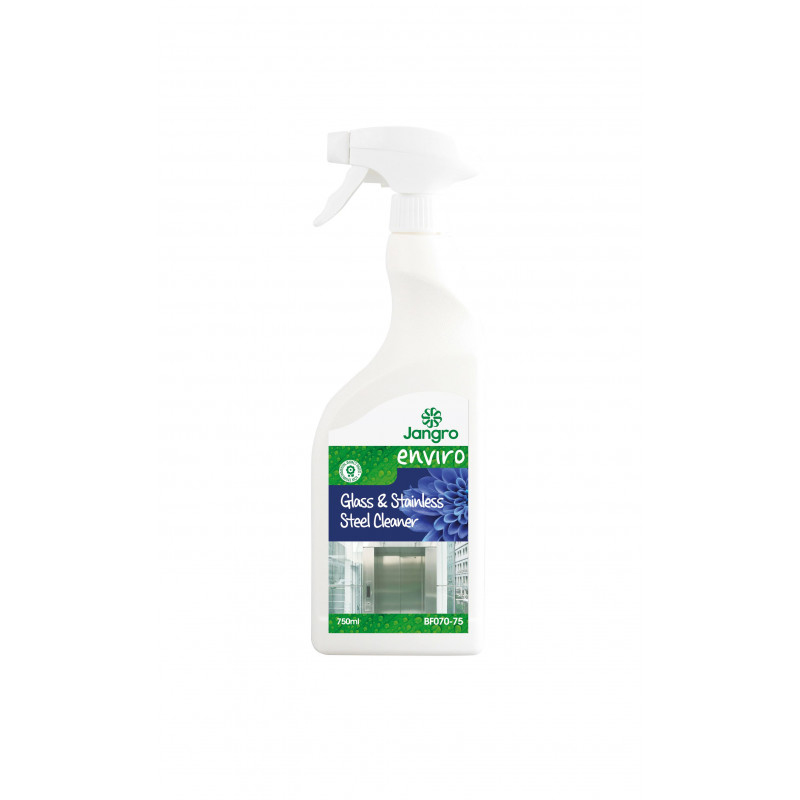 Jangro Stainless Steel & Glass Cleaner 750ml Box 6